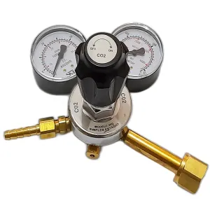 Regulador De Pressão Manômetro Gás Carbônico Co2 Modelo 200 - Imagem 2