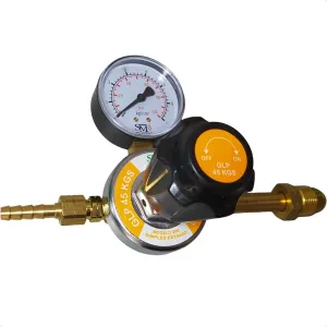 Regulador De Pressão Glp 45kg Gás De Cozinha Manometro Sm200 - Imagem 4