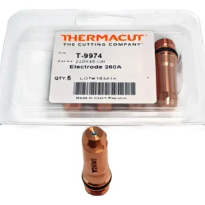 Kit 5 Peças Plasma Eletrodo 260a 220435 - Thermacut