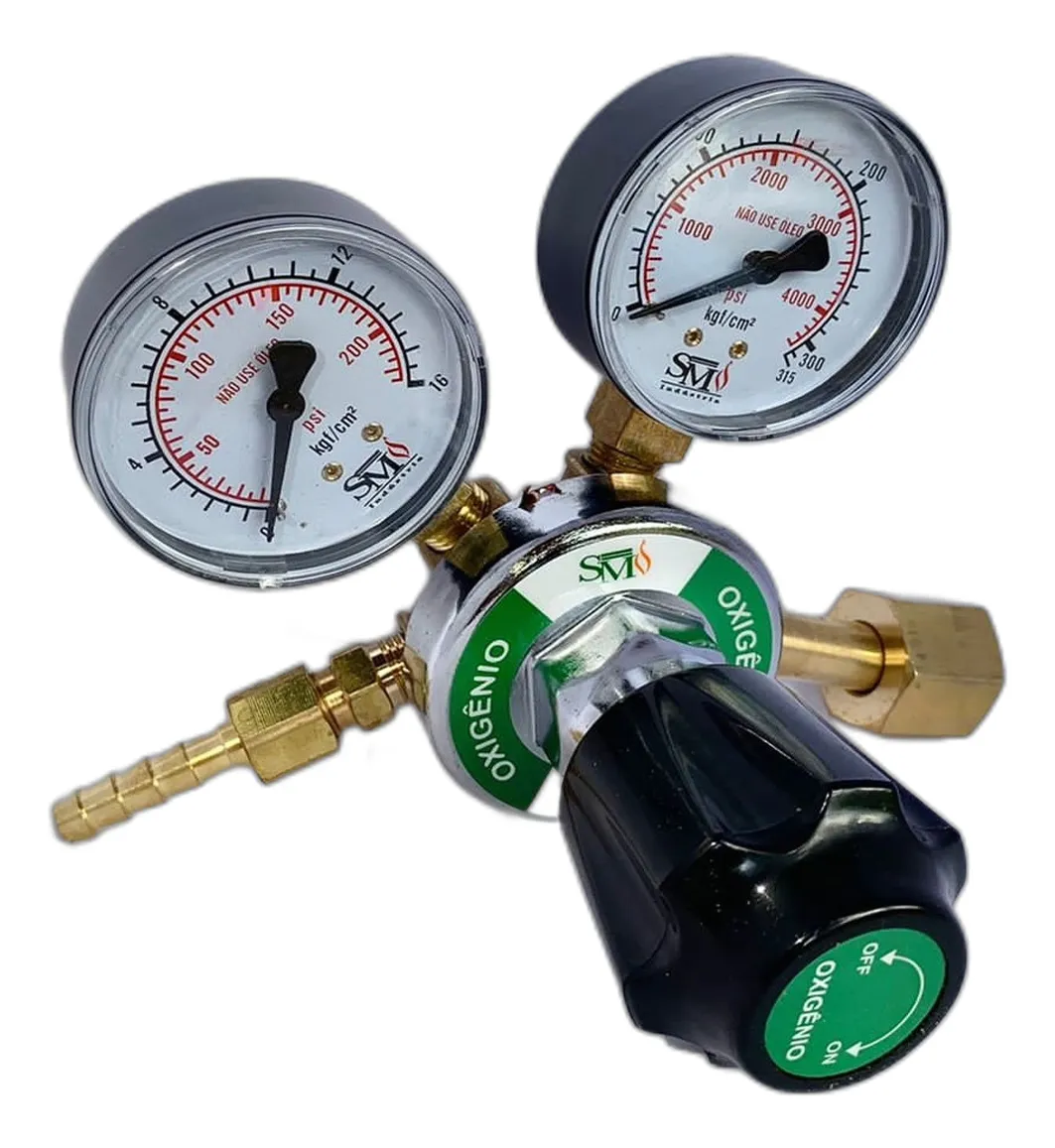 Kit Maçarico De Solda 200 + Regulador De Pressão Oxigênio Sm - Imagem 9