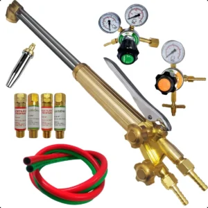 Maçarico Corte + Bico Glp + Regulador + Mangueira + Válvulas