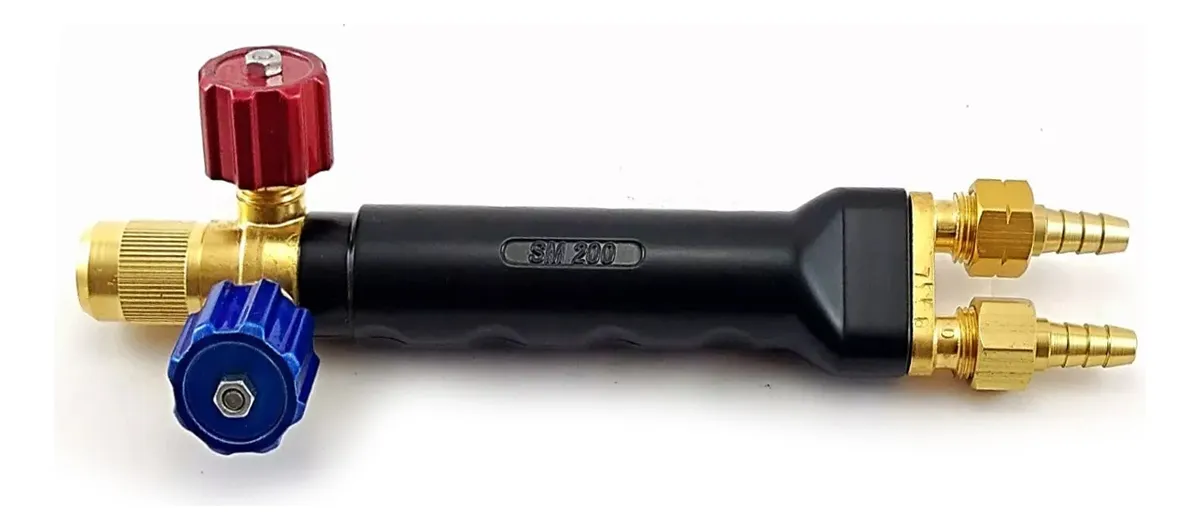 Kit Maçarico De Solda 200 + Regulador De Pressão Oxigênio Sm - Imagem 3