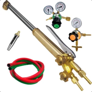Maçarico de Corte + Bico GLP + 2 Reguladores + Mangueira 5 M