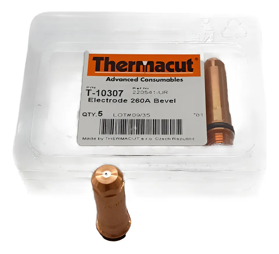 Kit 5 Peças Plasma Eletrodo 260a 220541 - Thermacut
