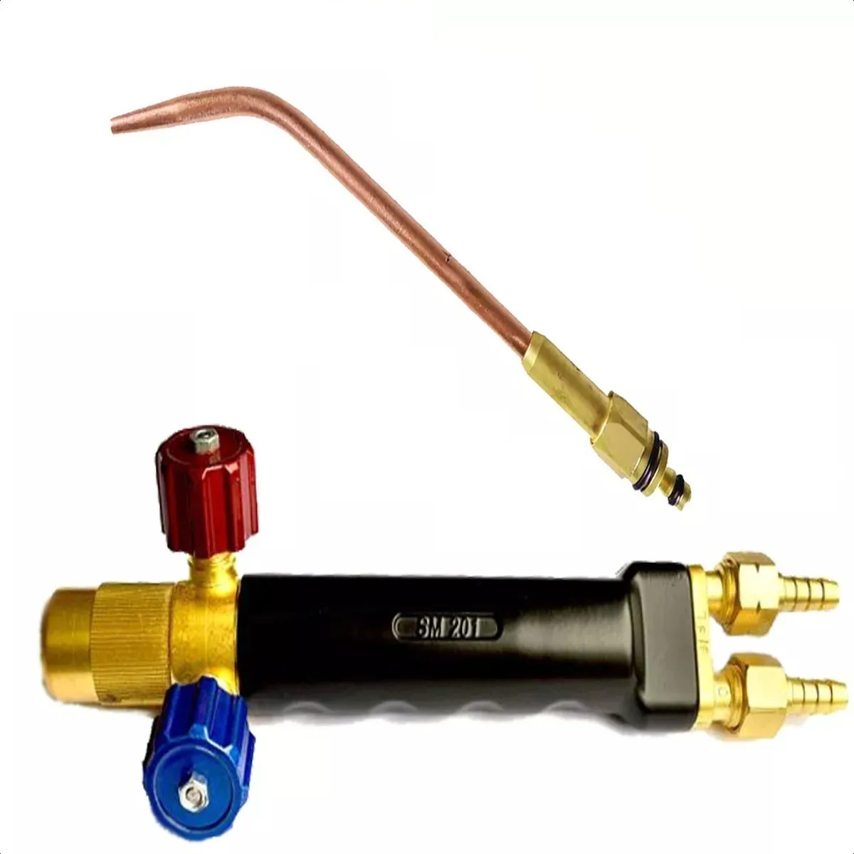 Kit Maçarico De Solda 201 + Extensão De Solda Acetileno No 9