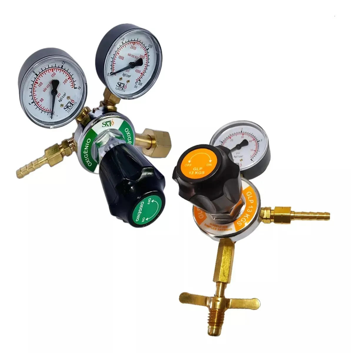 Maçarico de Corte + Bico GLP + 2 Reguladores + Mangueira 10M - Imagem 5